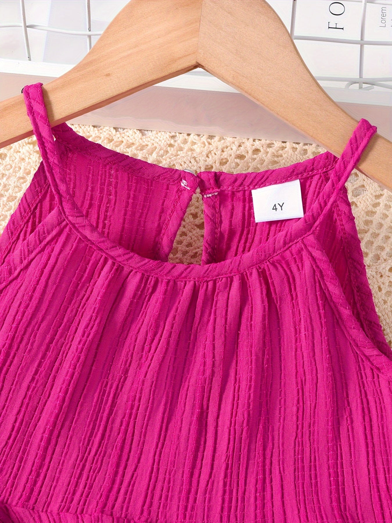 Girls Summer Outfit Set Sleeveless Top and Straight Pants for Kids