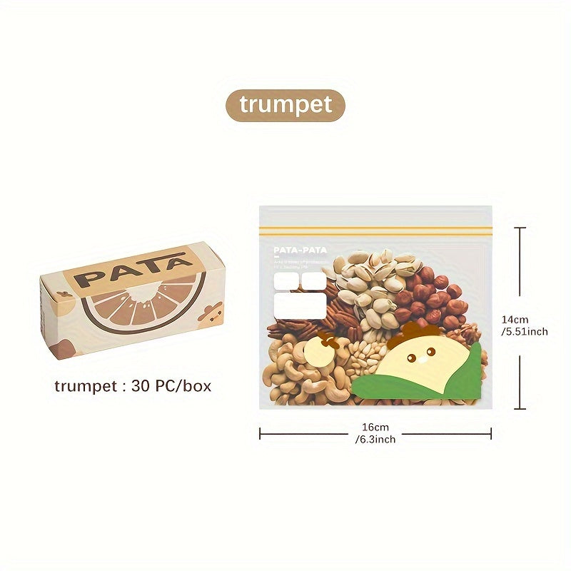 Многоразовые сумки для хранения, набор из 15, 20, 30 штук, герметичные застежки-молнии, органайзер для продуктов, фруктов, овощей, круп