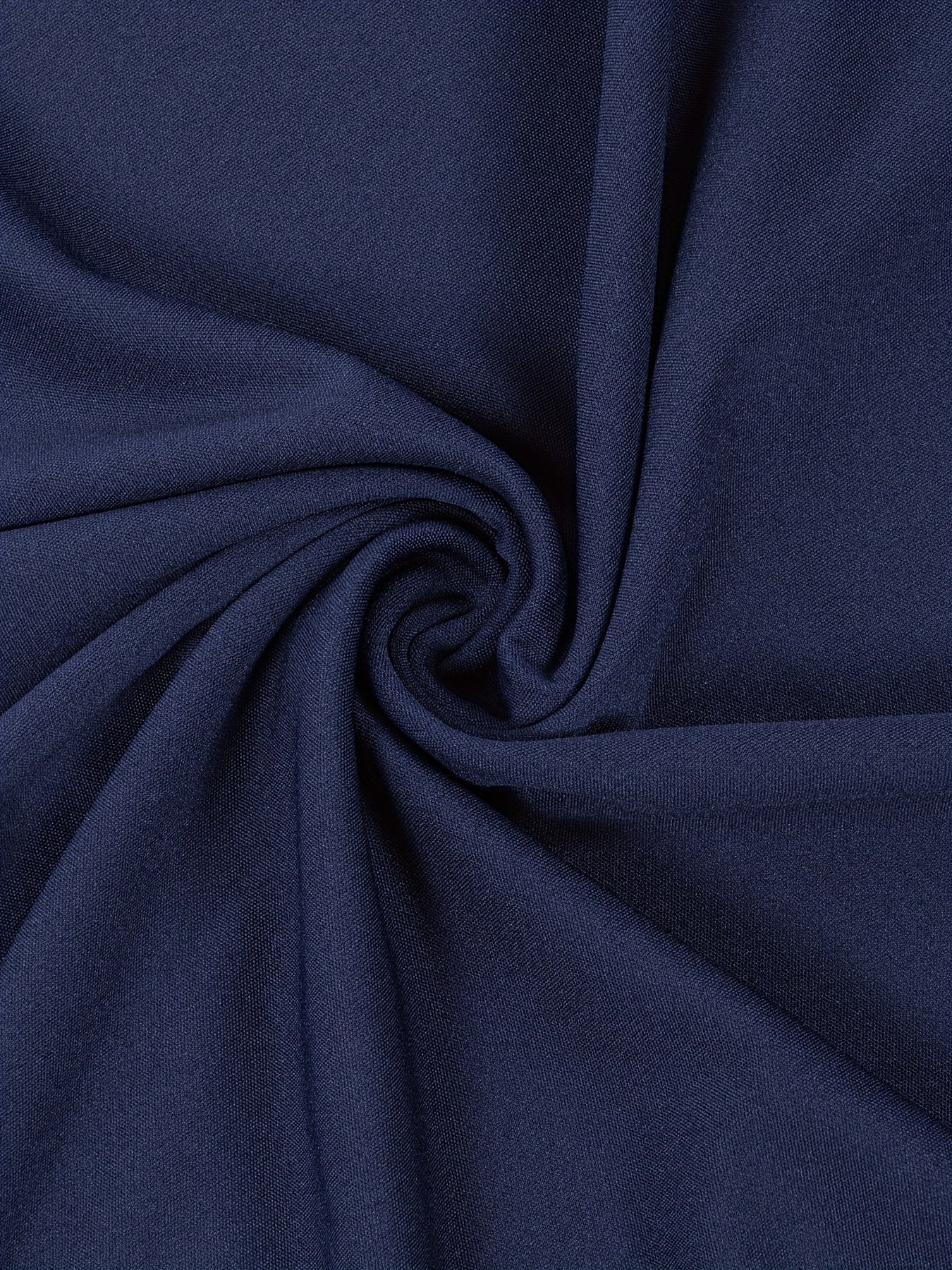 Falda ajustada de color sólido con abertura en la parte inferior para mujer talla grande