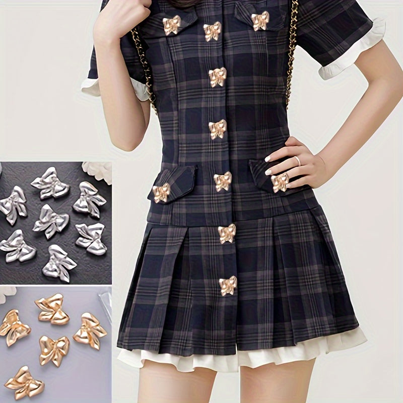 8 Elegant Butterfly Buttons French Chic Style for Shirts Jackets Suits DIY