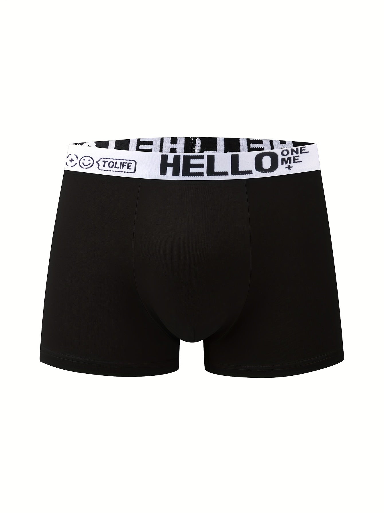 Men's Boxer Briefs Set of 15 Breathable Polyester Spandex Solid Colors Comfortable Fit for Teens