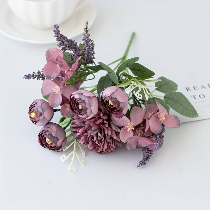 Artificial Flowers 1/3pcs Simulated Roses and Chrysanthemums for Home Decor Weddings and Parties