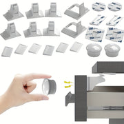 4 ta magnetli bolalar xavfsizlik qulflari shkaflar va chiroqlar uchun