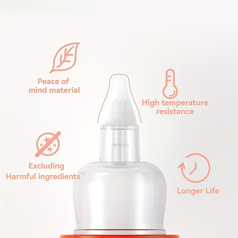 Нежный силиконовый назальный аспиратор в форме гриба для детей - идеальный очиститель носа для детей, отличный праздничный подарок в белом/красном, оральное всасывание, идеальный размер