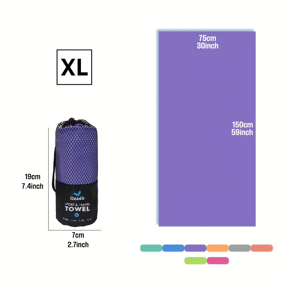 Microfiber Travel Towel Quick Dry Lightweight Sports Beach Hiking Yoga Golf Pickleball