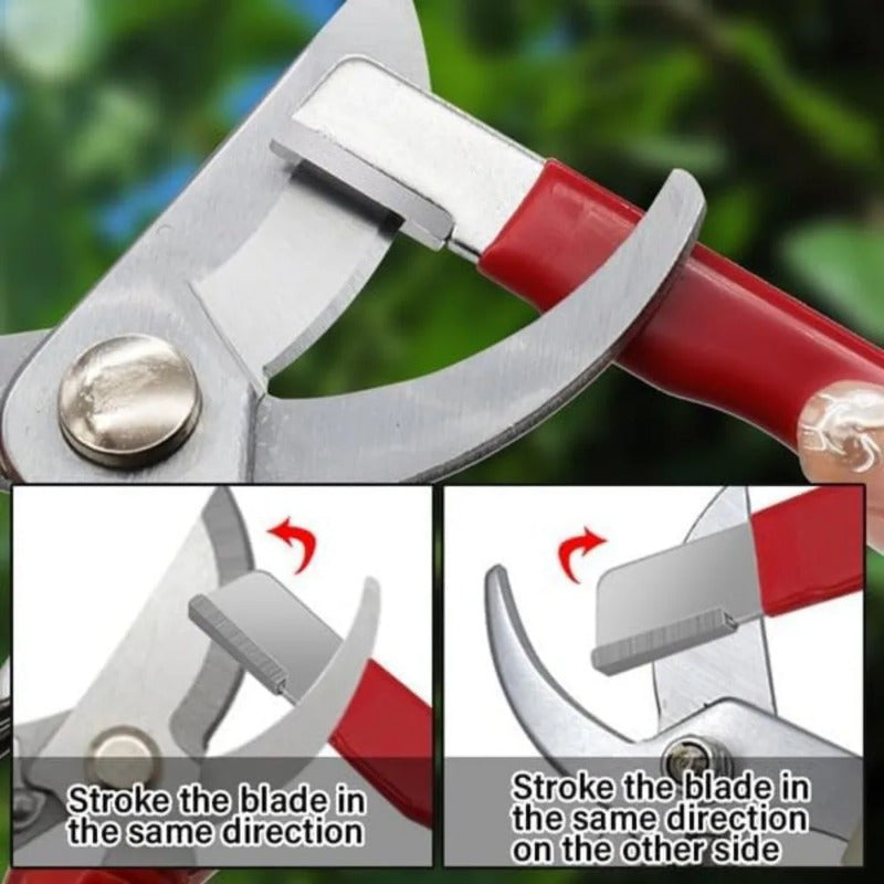 Juego de 5 piezas de afilador de acero para cuchillos y tijeras, no se necesitan baterías