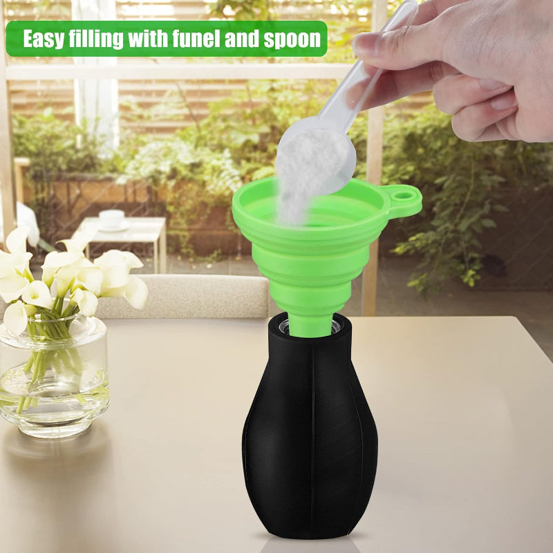 Refillable Acrylic Insecticide Powder Duster with Copper Tube for Indoor Outdoor Pest Control