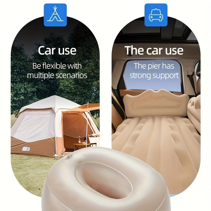 Inflatable Car Bed Rear Seat Mattress for Camping and Travel