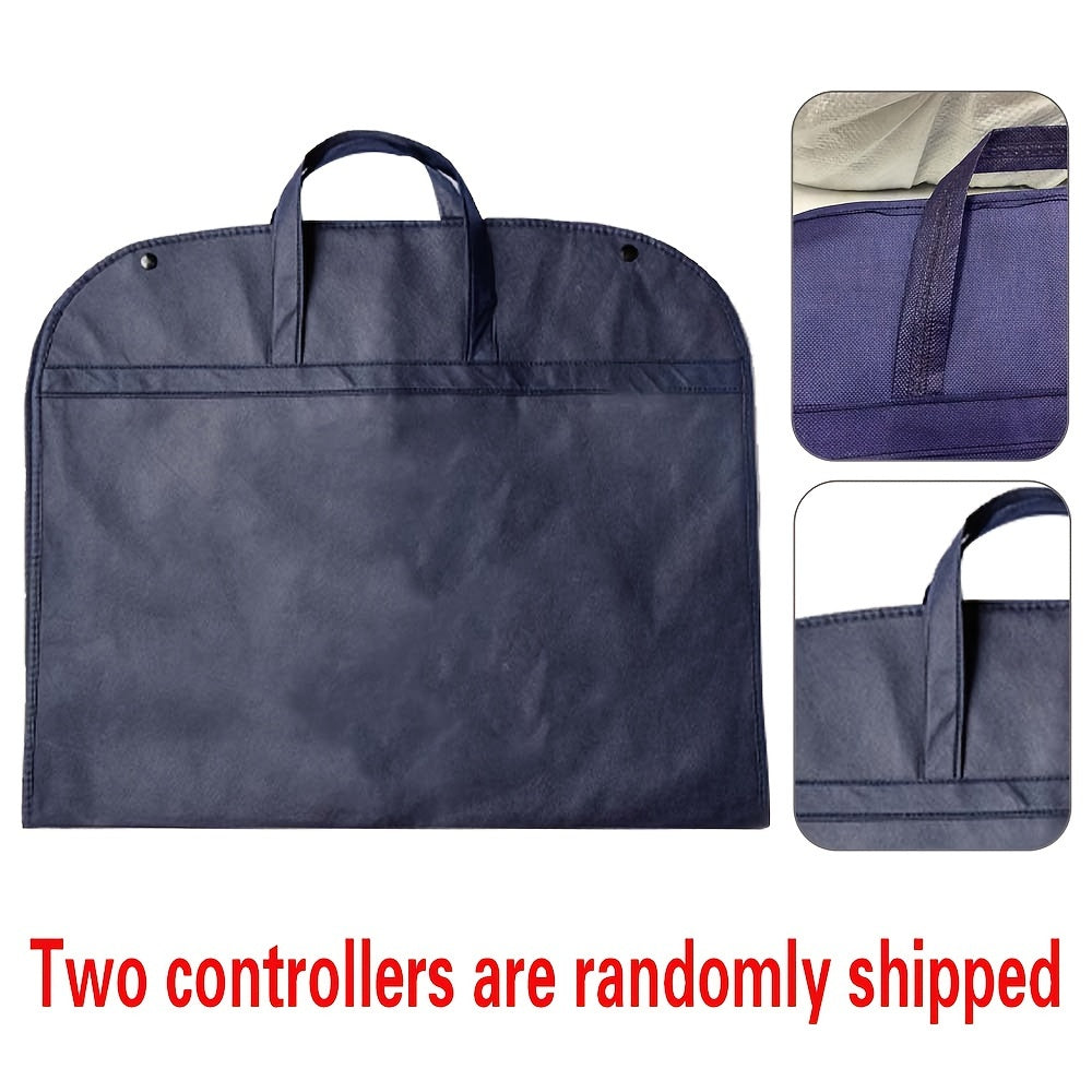 Luminous Letter Print Dust Cover Garment Bag 59.94cm Non-Woven Zippered Clothing Protector