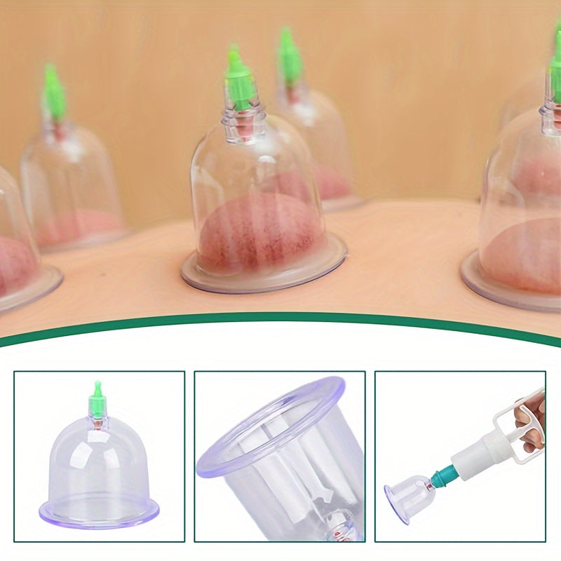 Professional Plastic Cupping Therapy Equipment for Body Relaxation and Health