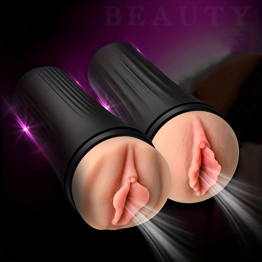 Erkaklar uchun haqiqiy teksturali Masturbator kuboki, qattiq qovoq pussy, jinsiy o'yinchoq