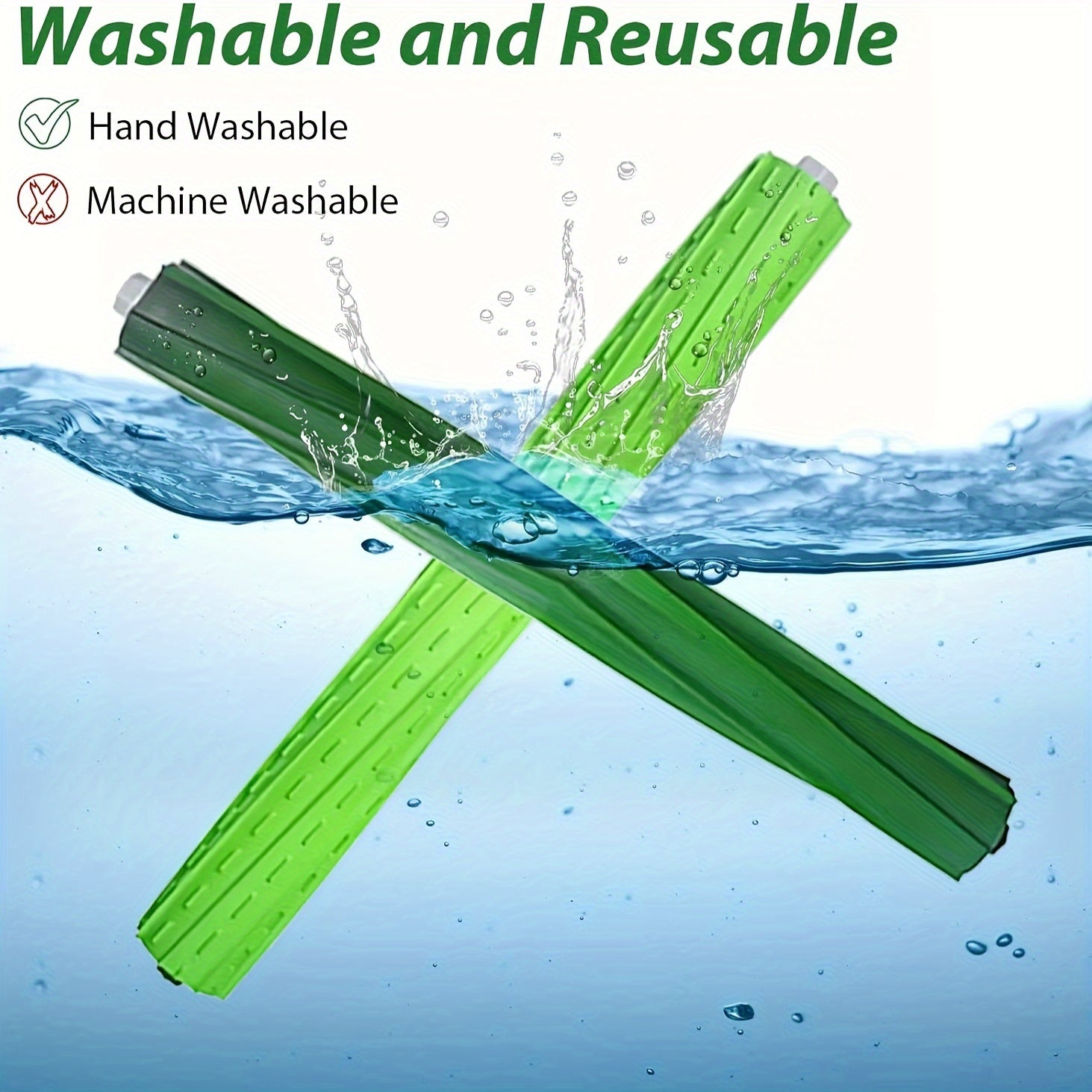 Replacement Roller Brushes for S9 and S9+ Vacuum Cleaner Accessory with 6 Rubber Brushes