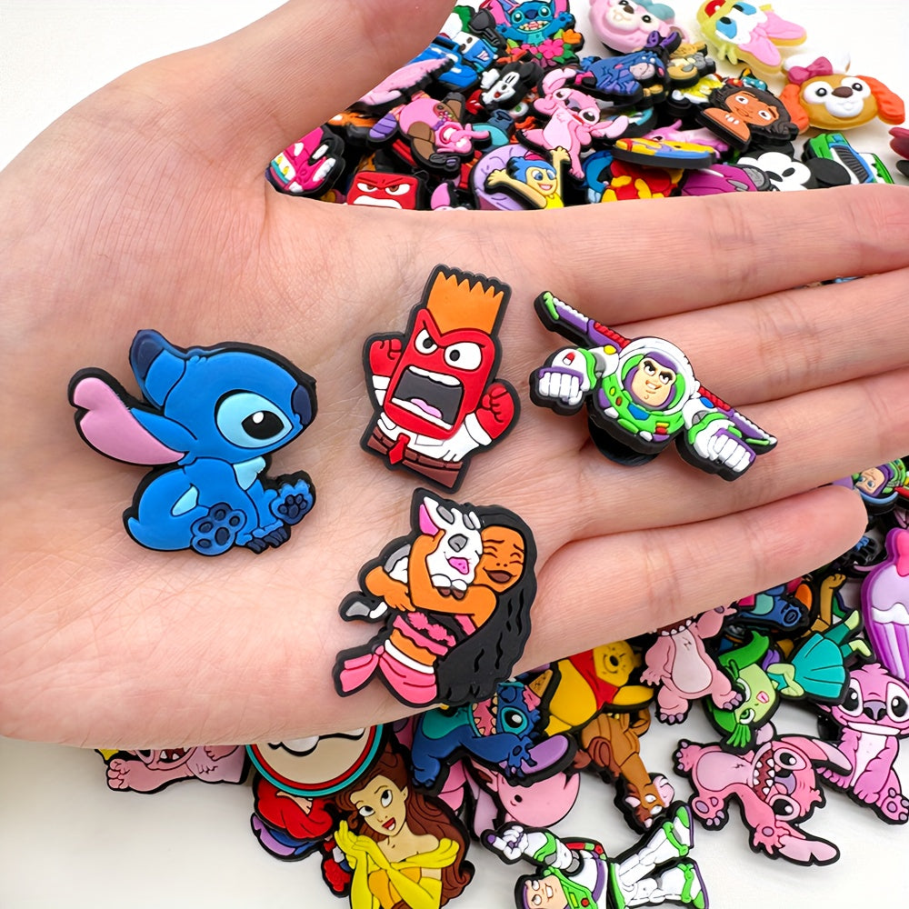 Kids Adult Shoe Charms Sandals Pendant Buttons Shoe Decoration Gifts Pack