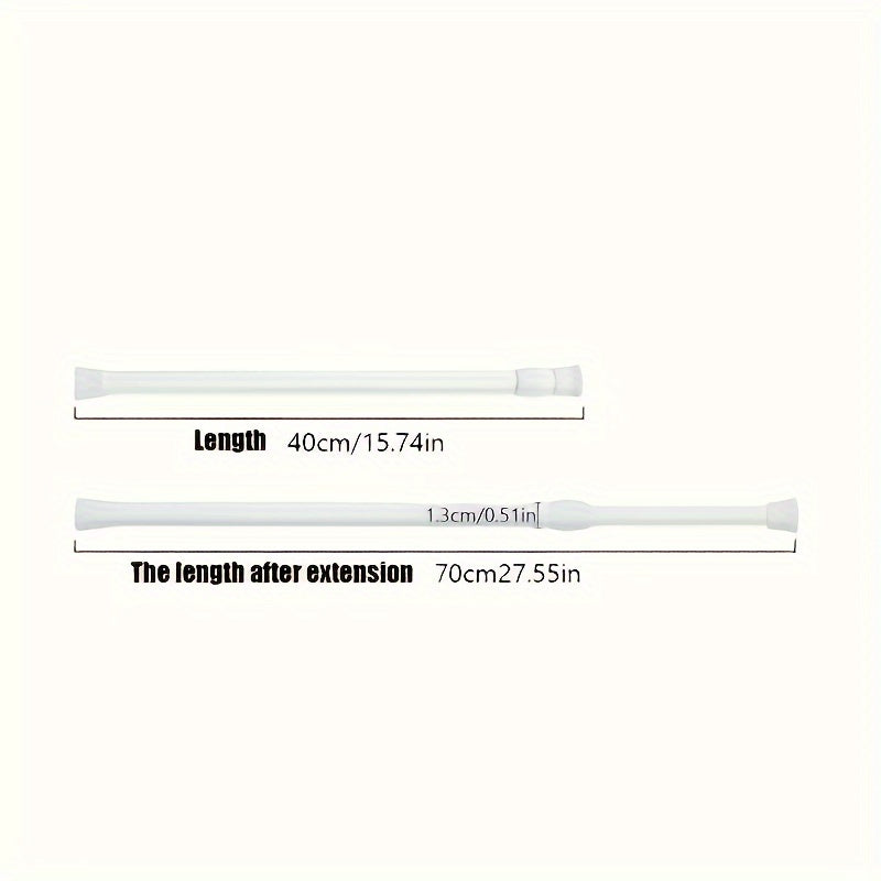 Adjustable Telescopic Spring Rod for Door Window Bathroom Clothes Drying