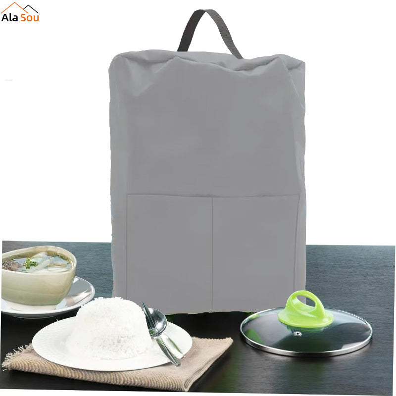 Heavy-Duty Oxford Fabric Appliance Cover Waterproof Dust Cover with Storage Pocket for Electric Pressure Cookers and Air Fryers