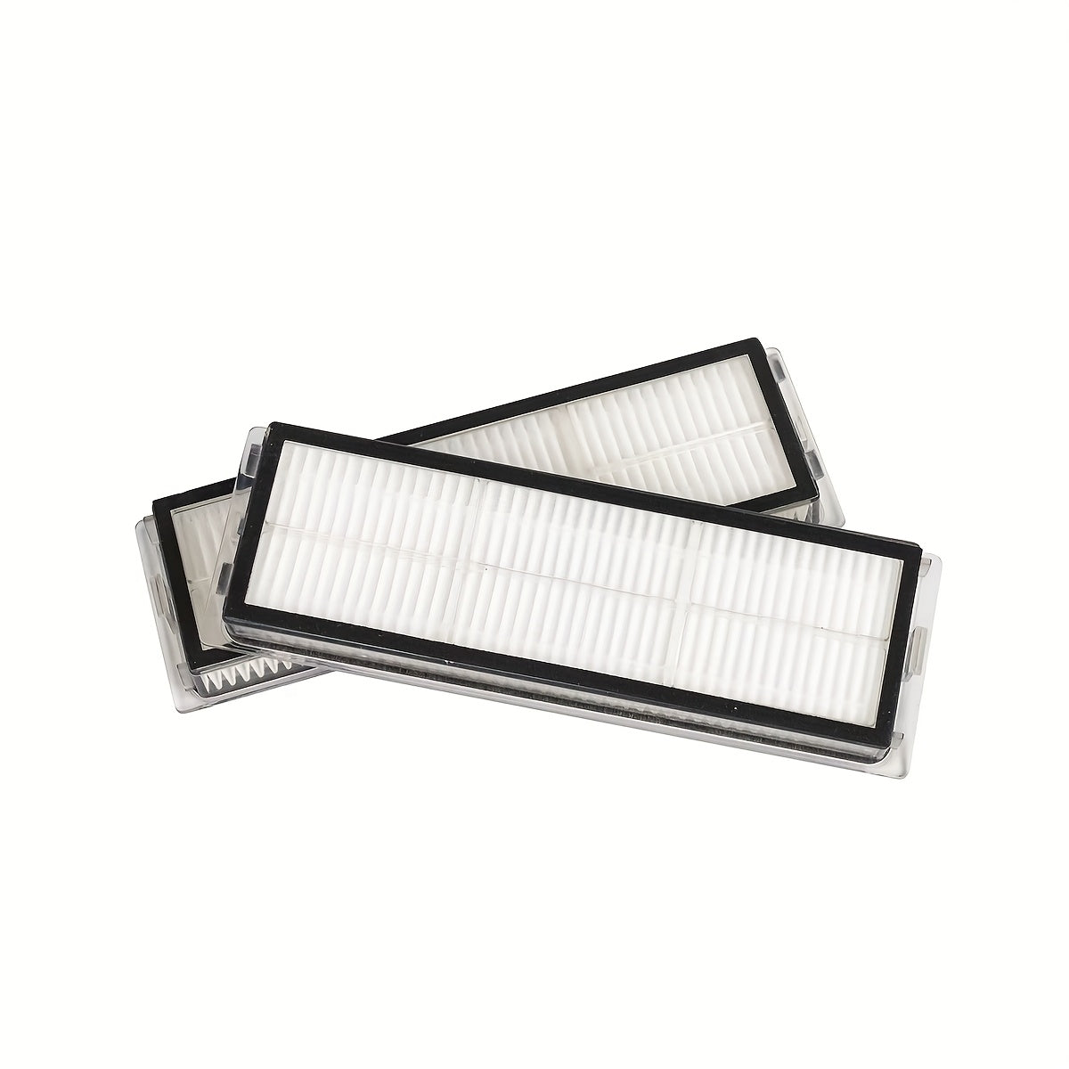 Washable HEPA Filters for Robotic Vacuum Cleaner with Nylon Brush and Deep Cleaning Floating Structure