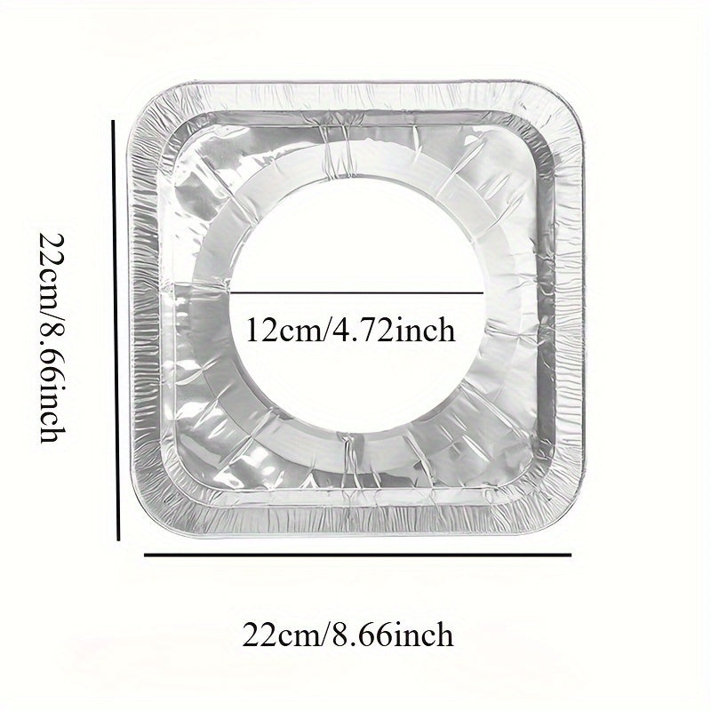 Одноразовые алюминиевые крышки для конфорок газовых и электрических плит, 18 или 54 штук