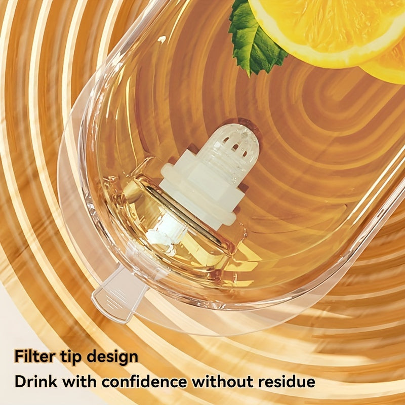 Plastic Beverage Dispenser with Spigot, Large Capacity Cold Drink Pitcher, Fruit Infuser Water Jug