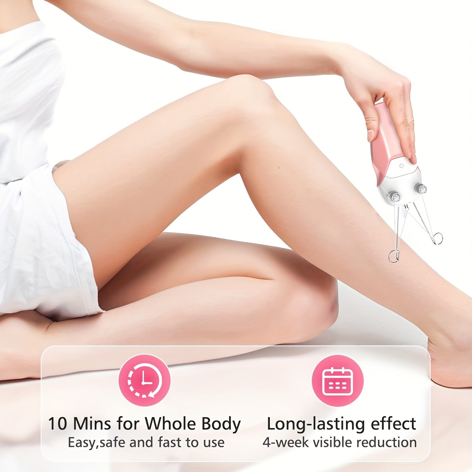 Facial Hair Remover USB Rechargeable Electric Trimmer for Women Neck Chin Lips Arms Legs Hair Removal Device