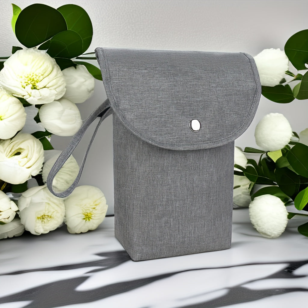 Kids Diaper Bag with Multiple Pockets and Cute Prints Durable Polyester Portable Organizer