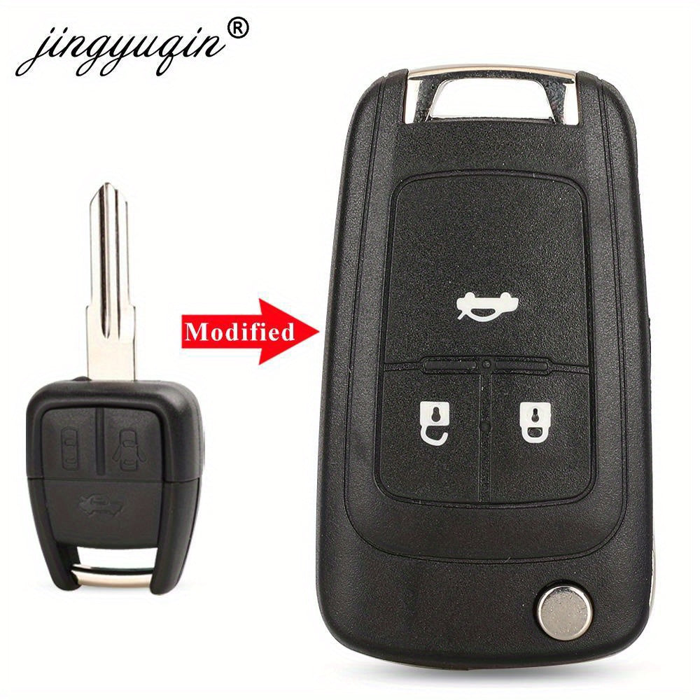 Modified Flip Car Key Shell for Chevrolet Cruze Aveo Without Battery