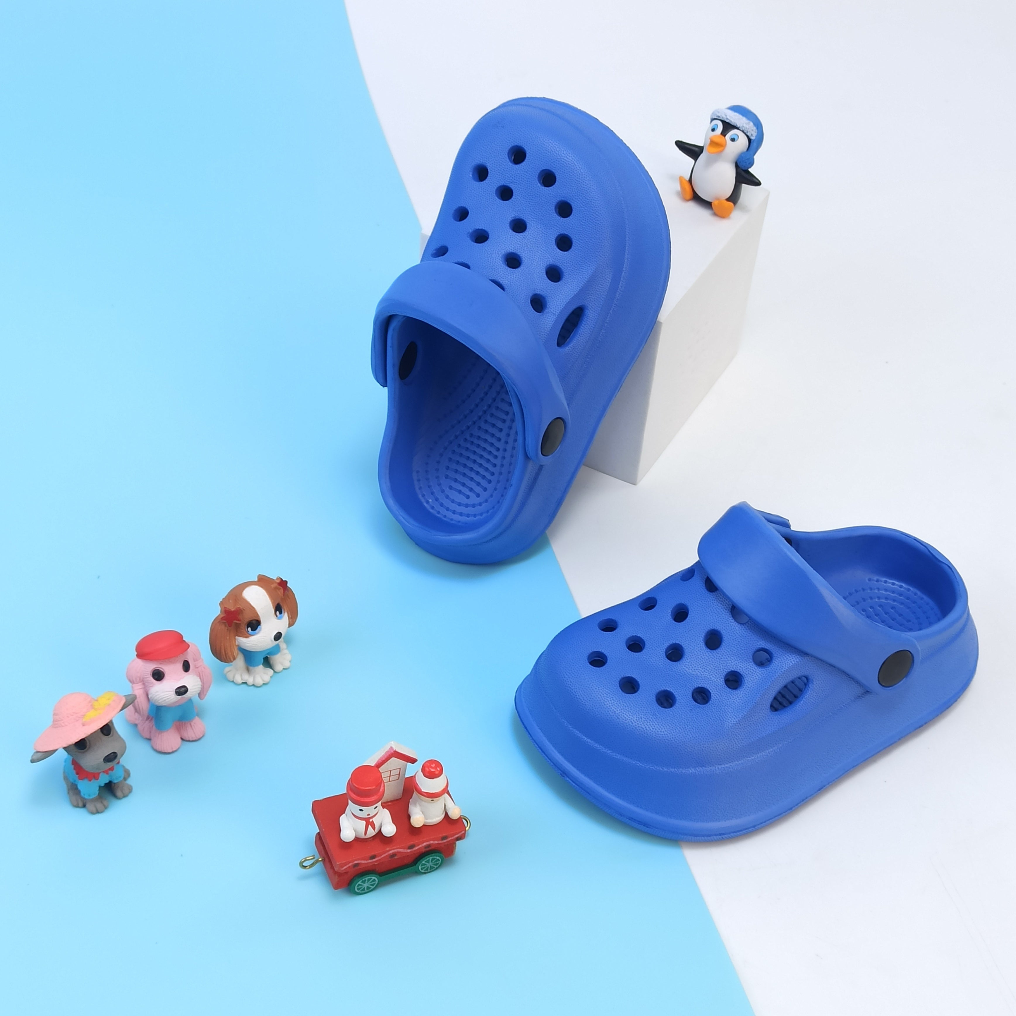 Sandalias casual de EVA para niños, para verano, playa y uso al aire libre, de caña baja, antideslizantes, punta redonda