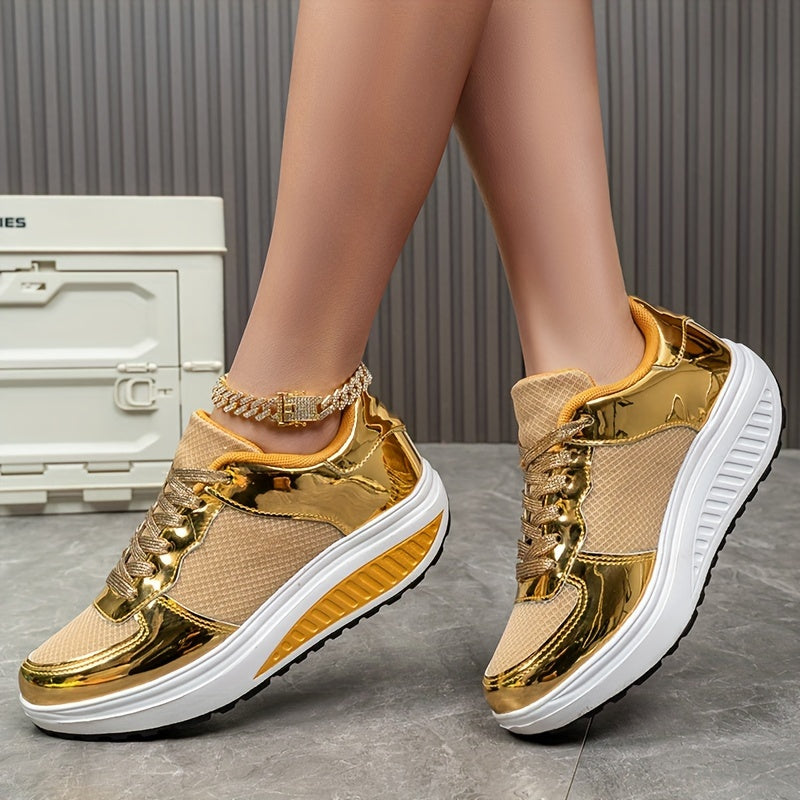Women’s Fashion Sneakers with Thick Platform Sole All-Season Casual and Sport Shoes