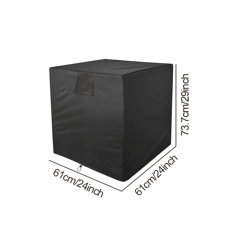 Outdoor Air Conditioner Cover Waterproof Oxford Fabric 60.96x60.96x73.66cm