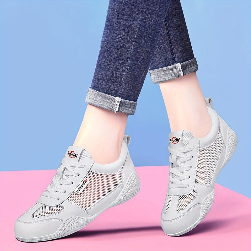 Women's Casual Low-Top Sneakers Breathable Mesh All-Season Comfort