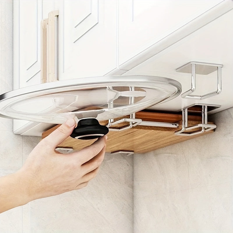 Set of 2/4 Stainless Steel Kitchen and Bathroom Organizers with Wall-Mounted Sink Drain Rack