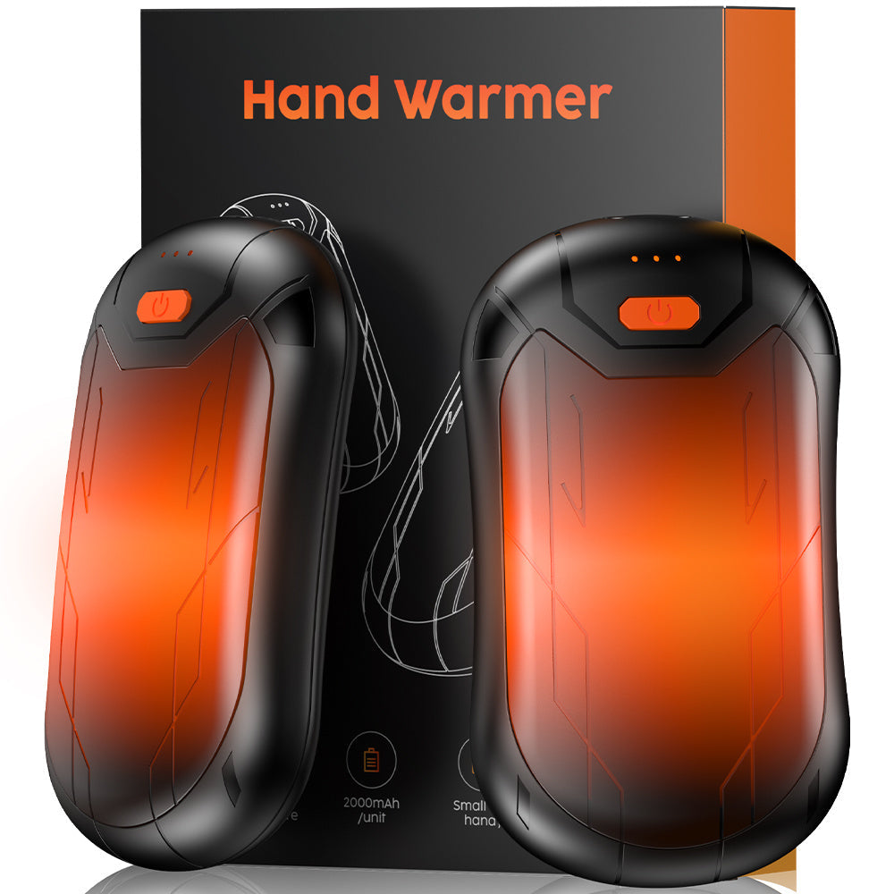 Rechargeable Hand Warmers 2 Pack 4000mAh USB Portable Pocket Heaters