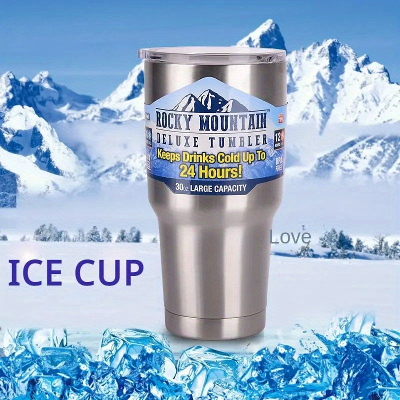 Termo de viaje de acero inoxidable 30oz con tapa a prueba de fugas para café y té