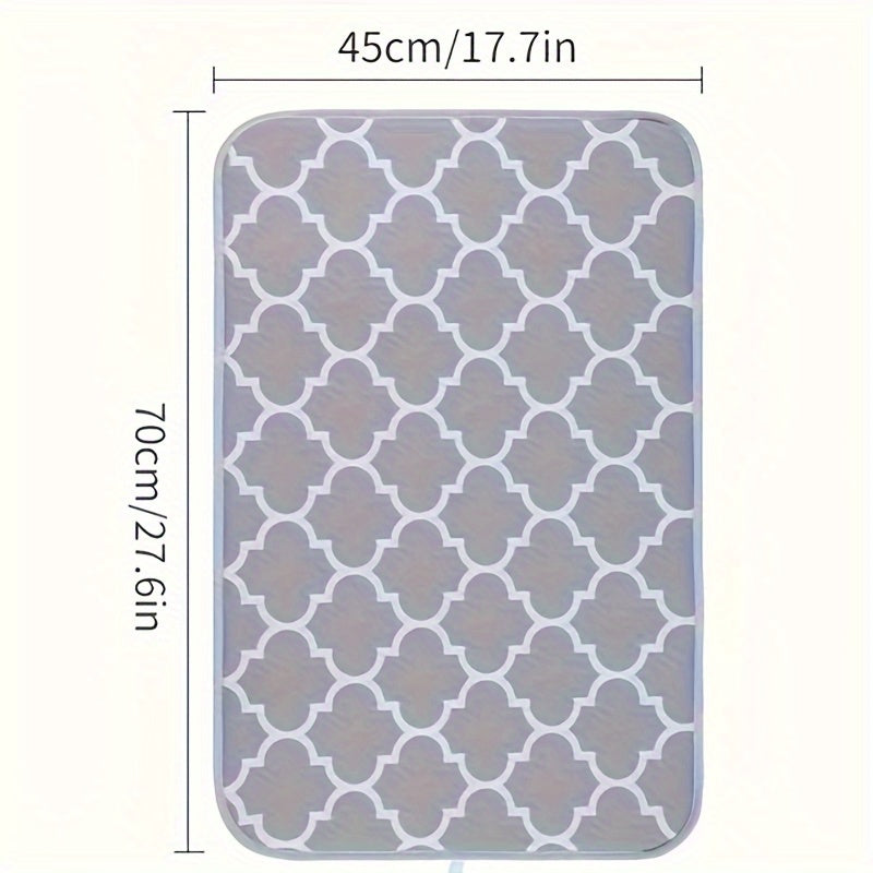 Alfombrilla de planchar plegable y portátil con aislamiento impermeable para viajes