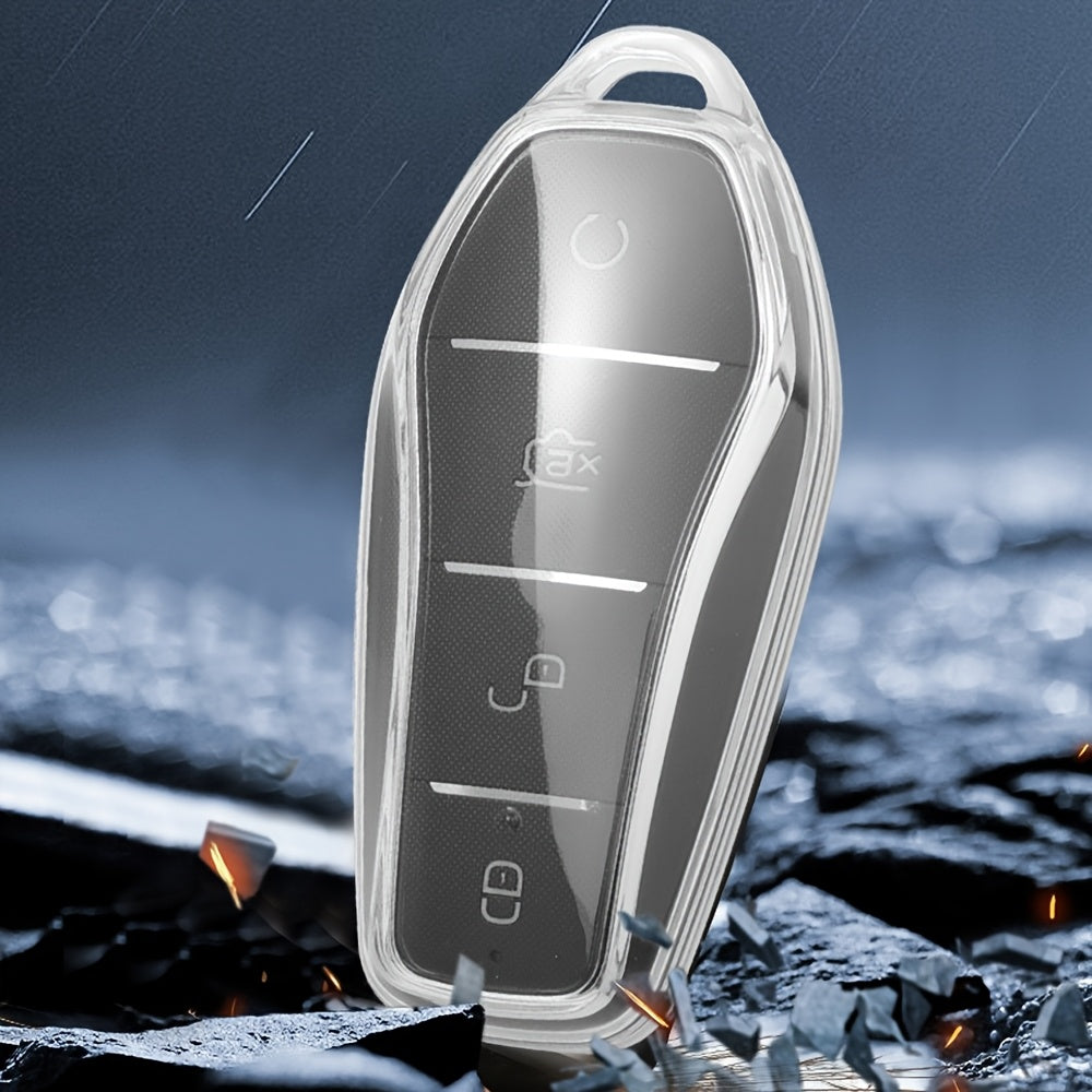 Universal TPU Key Cover for EV Cars, Durable, Compact Protection