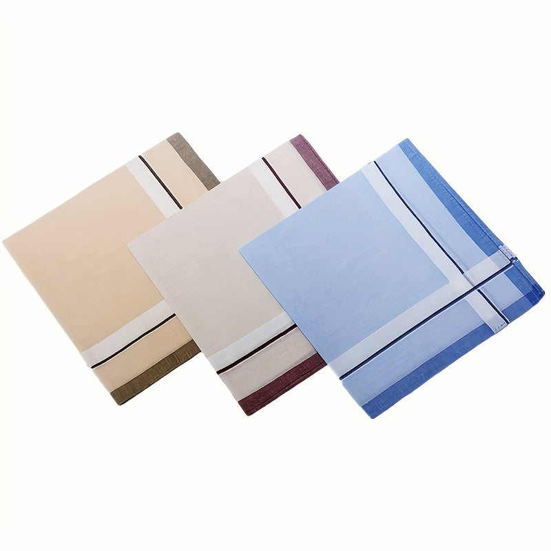 Erkaklar uchun klassik sharf to'plami 3, 6, 12 yoki 18 ta retro terlashga qarshi kvadrat sochiqlar