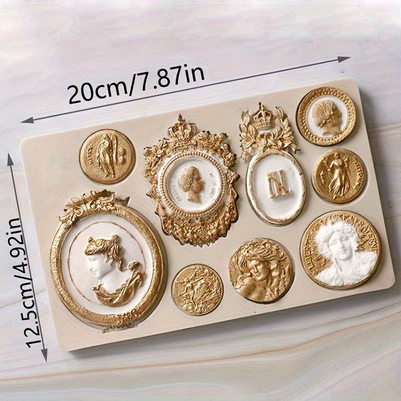 Multi-Functional Silicone Mold for Cake Decoration Non-Toxic Reusable Fondant Chocolate Sugar Art Oven Safe Dishwasher Safe