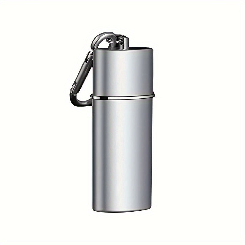 Small Metal Ashtray for Car and Outdoor Use, Sealed and Portable