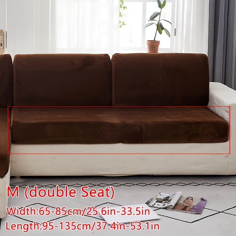 Velvet divan qoplamasi qishki iliqlik va barcha mavsumlar uchun to'liq qoplama ta'minlaydi. Cho'ziluvchan, changdan himoyalangan va elastik mato bilan tozalash oson. Orqa tayanch va yostiq qoplamasi uchun sirpanmas xususiyatlarni o'z ichiga oladi.