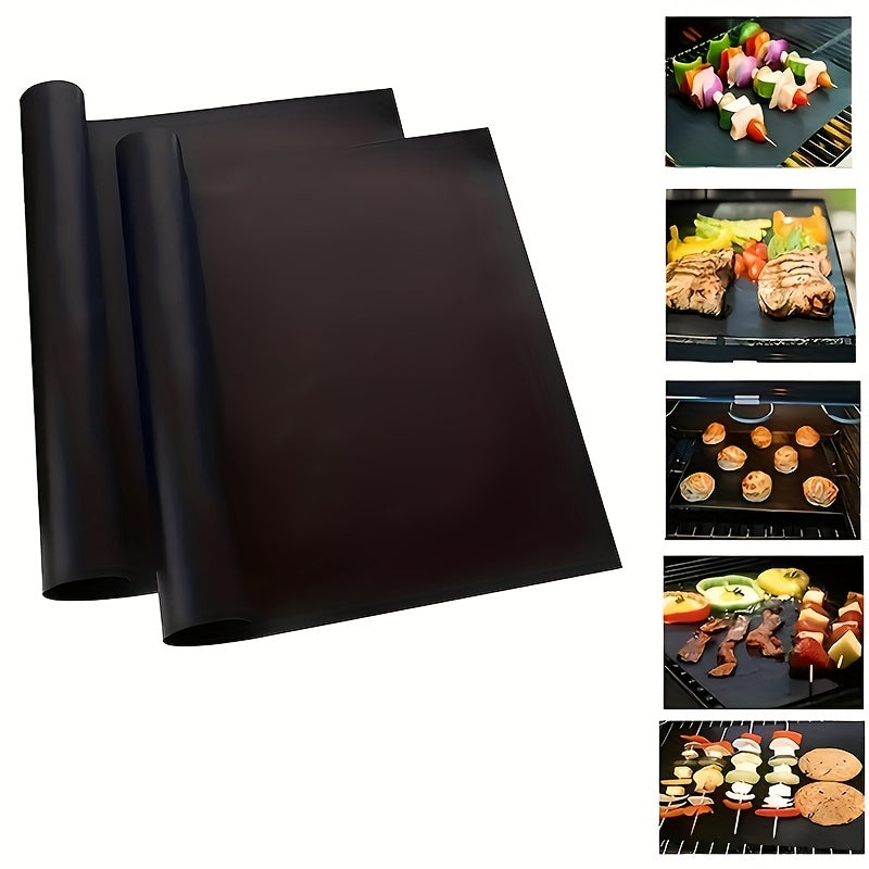 Non-Stick Reusable Baking Mats for Ovens Grills and Toasters 1/2 Pack