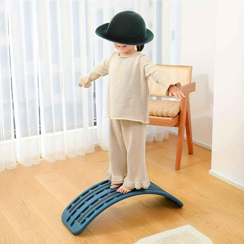 Kids' Sensory Balance Toy Plastic Seesaw for Indoor Use Blue or White