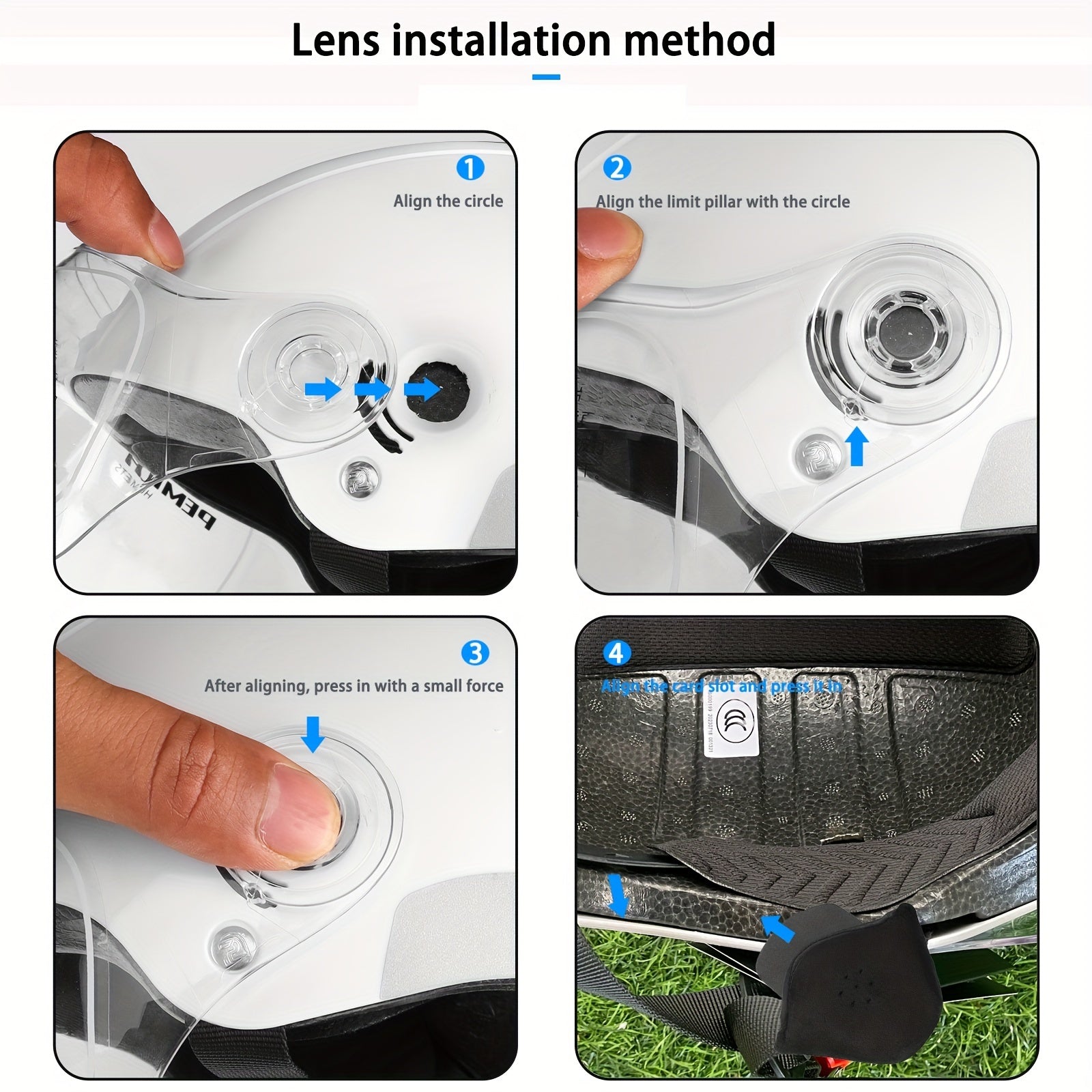 Adult Cycling Helmet with Goggles and Ear Protection, Reflective Strips, Adjustable Fit 57-63cm