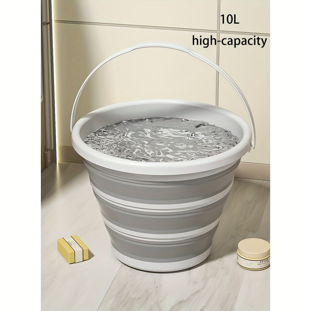 Portable Collapsible Laundry Basket 10L Water Scoop Multi-Purpose Storage