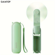 Portable USB Rechargeable Handheld Fan for Women Travel Outdoor Use