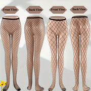 Women Fishnet Stockings 5 Pairs High Waist Garter Hollow Open Underwear