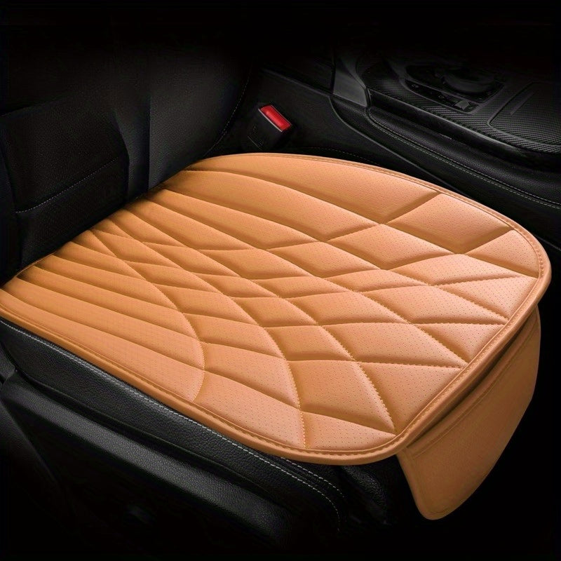 2 Pack Leather Car Seat Cushions Universal Fit All-Season Front Seat Covers
