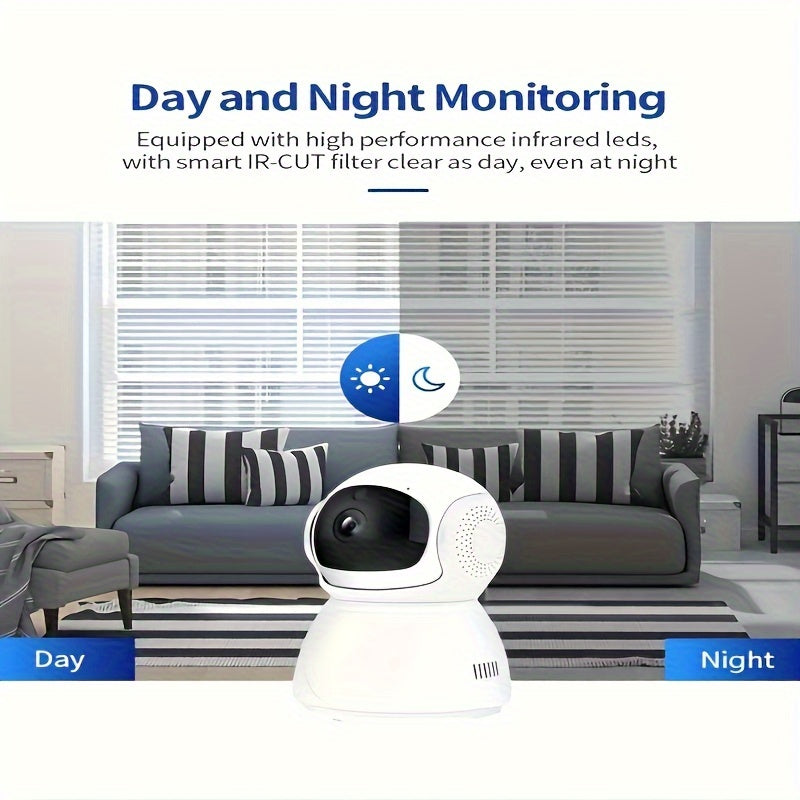 Wireless Home Security Camera 2.4G 5G WiFi HD Night Vision Motion Detection Two Way Audio
