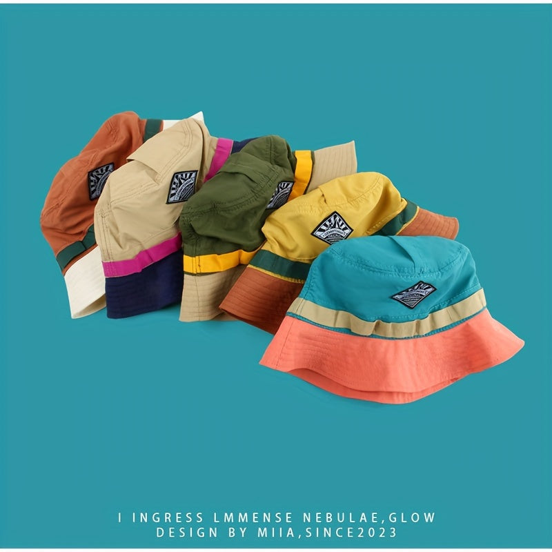 Quick-Drying Bucket Hat with Wide Brim and Adjustable Drawstring for Outdoor Travel