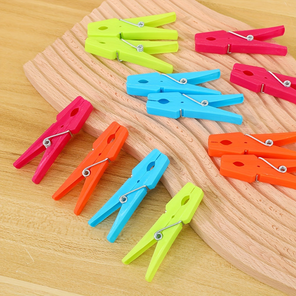 24 разноцветных пластиковых прищепок ручной работы, фотоклипсы, комплект для стирки и организации