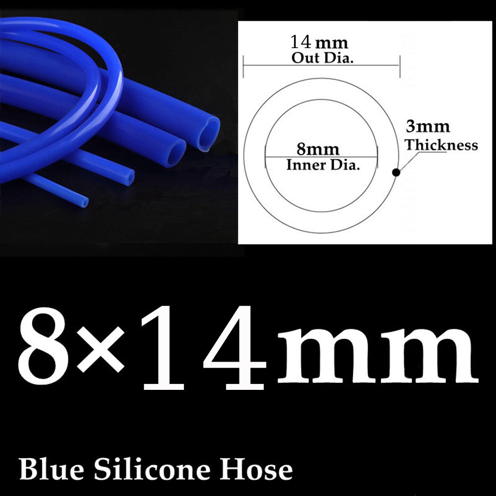 Universal Silicone Vacuum Hose 3/5/4/6/8/10/12/14mm Blue 1m