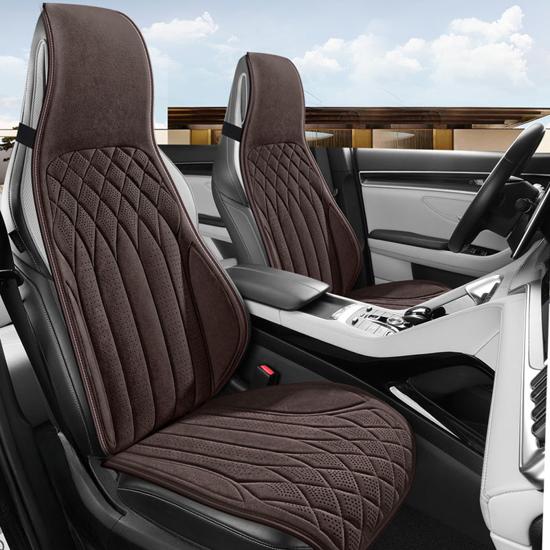 Funda de asiento de coche acolchada y transpirable para SUVs, camiones y sedanes, antideslizante y duradera